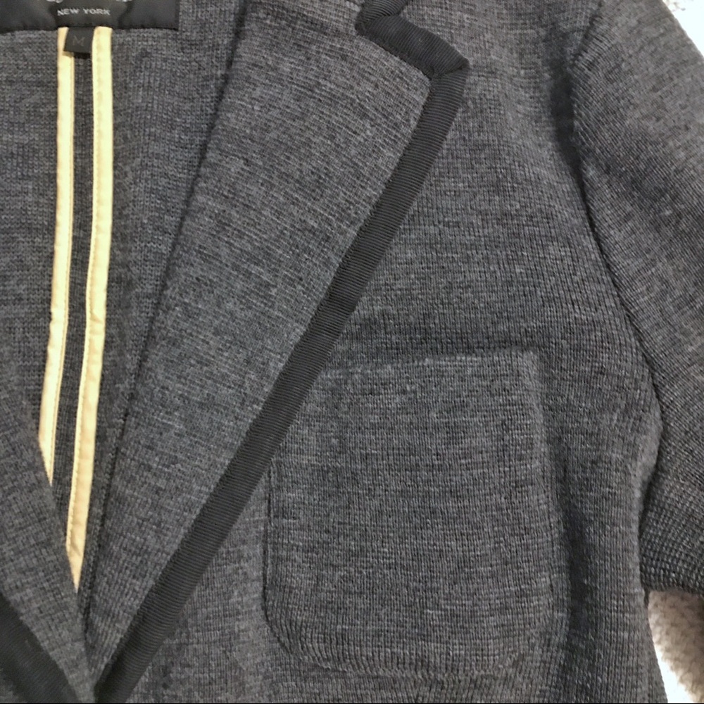 Rag & Bone The Bromley Fitted Stretch Grey Blazer - Picture 6 of 8